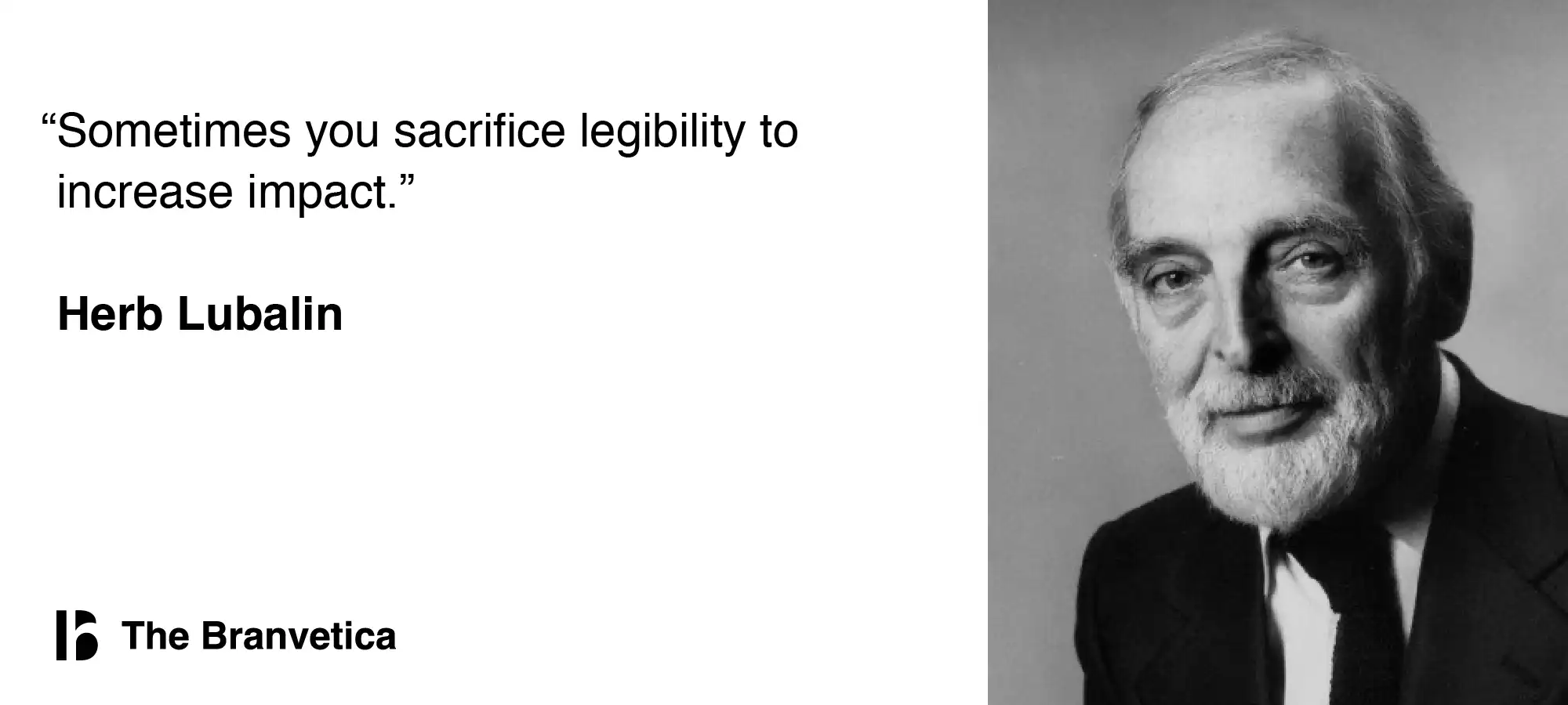 Herb Lubalin Quote